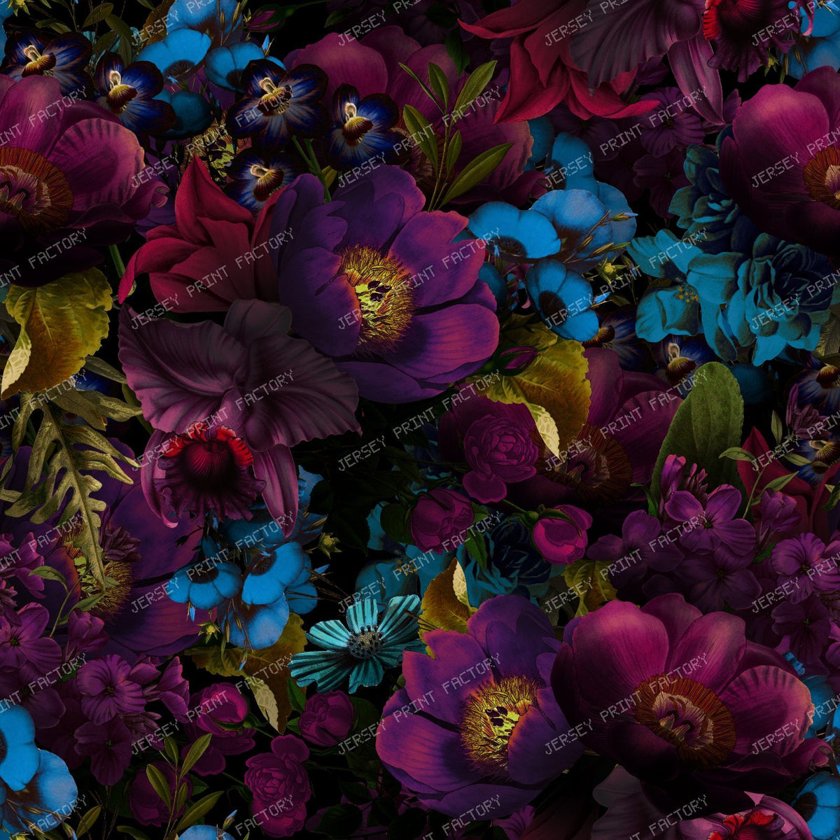 A Grandmillennial Night Garden with Vintage Romance and Dramatic Elegance