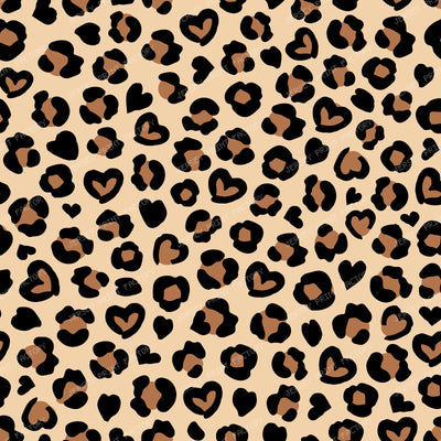 Animal Print, Brown Leopard, Cheetah Spots, Hearts