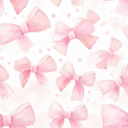 Pink Watercolor Bows