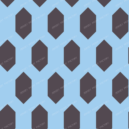 Fatimid Wall Lattice Pattern Beige & Brown — Black & Sky Blue