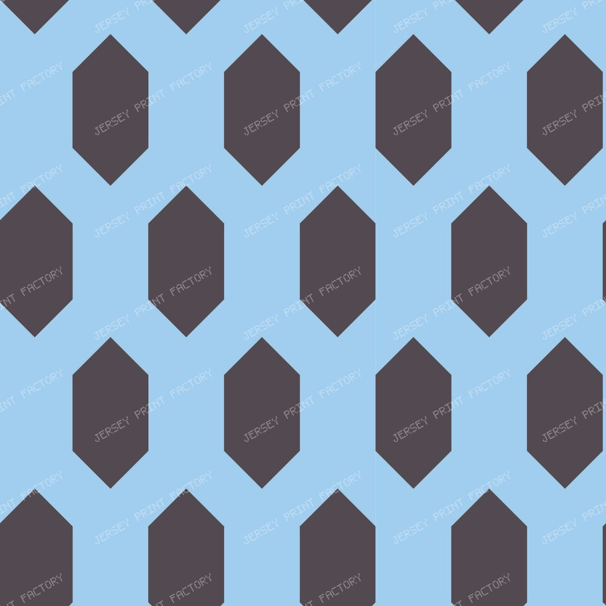 Fatimid Wall Lattice Pattern Beige & Brown — Black & Sky Blue