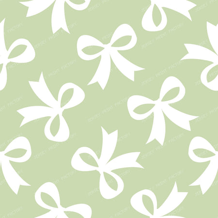 Bow Pattern, Coquette Bow, Ribbon, Cute Bow, White Bow, Black — Green 1