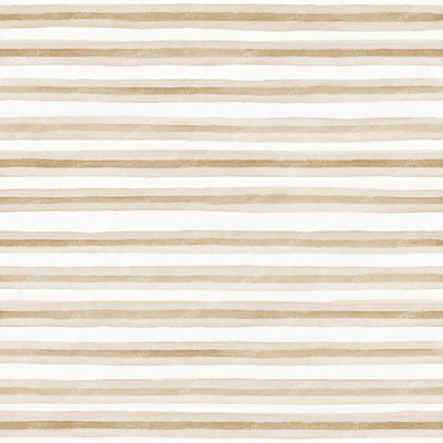 Blue Stripes, White Stripes, Lines, Watercolor Stripes — Brown