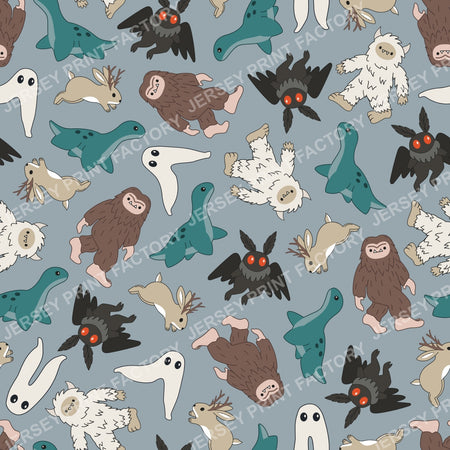 Cute Cryptids — Blue Gray
