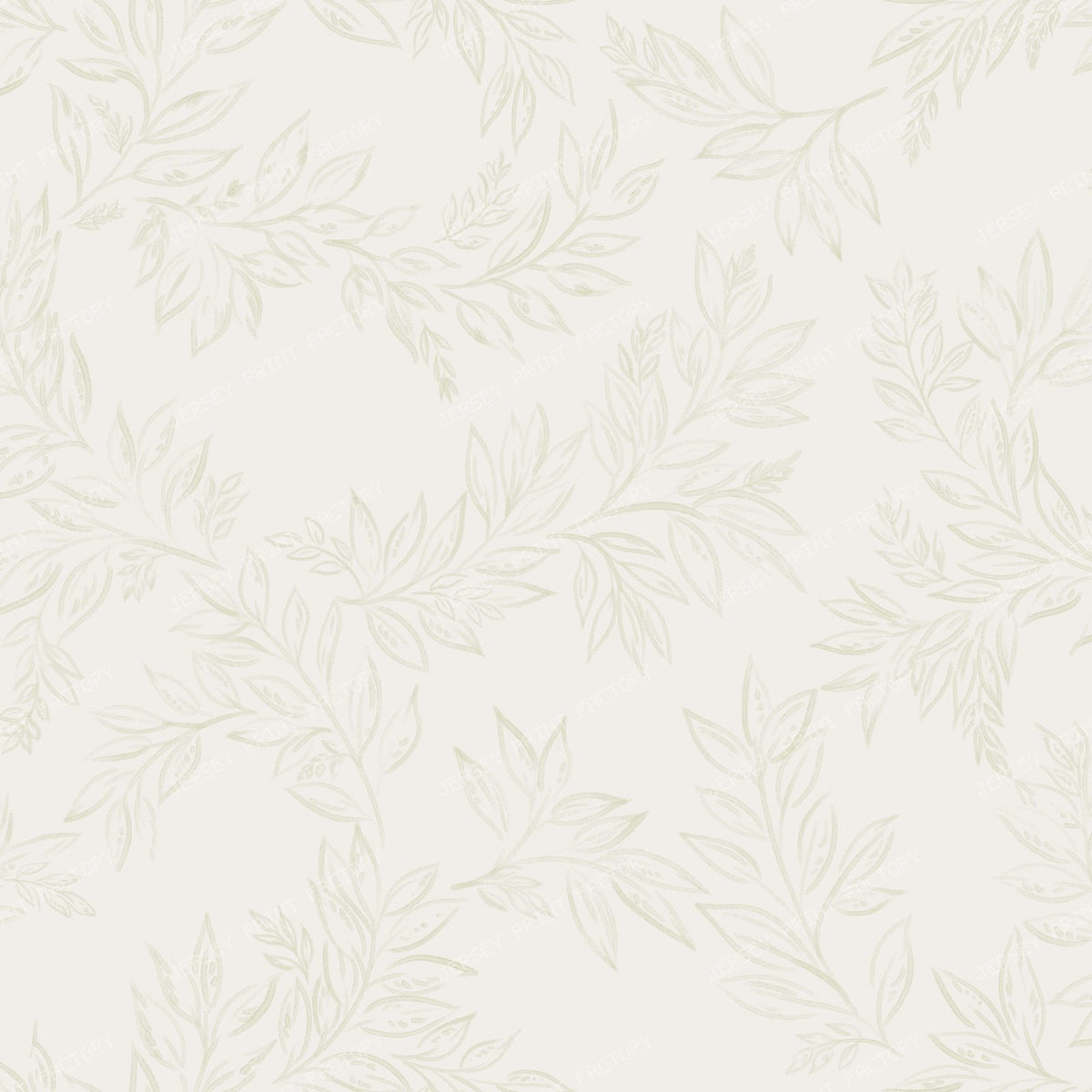 Alice   Linear Trailing Leave    Cream & Green