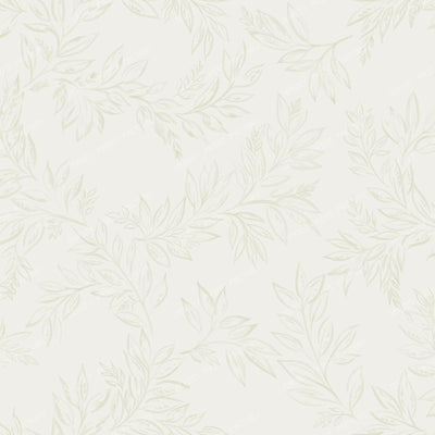 Alice   Linear Trailing Leave    Cream & Green