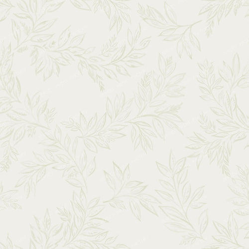 Alice   Linear Trailing Leave    Cream & Green