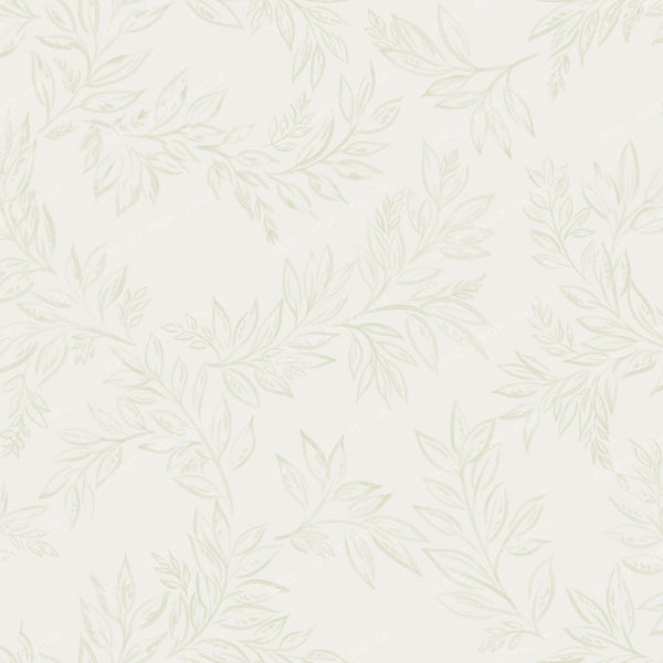 Alice   Linear Trailing Leave    Cream & Green