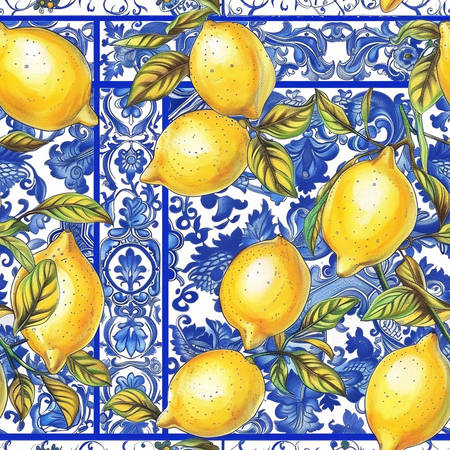 Sicilian Lemon Tiles No. 36