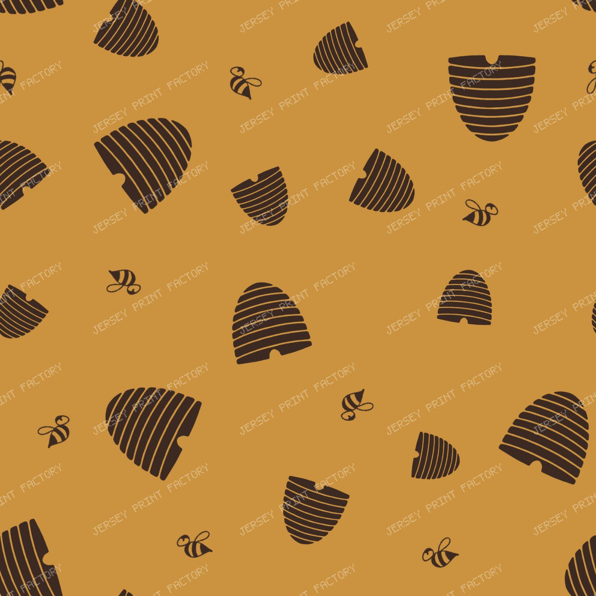 Busy Bees and Beehives Farmhouse Blender/ Old Harvest Lane Bumble Bee Yellow and Black