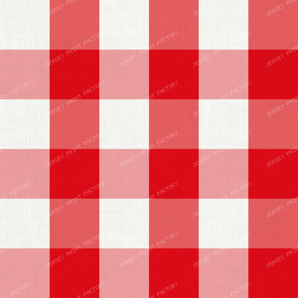 Faux Linen Gingham Check Textured Pattern