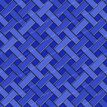 Pewter Stained Glass Weave — Baby Boy Blue