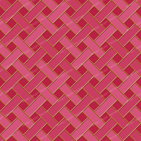 Bronze Stained Glass Weave — Hot Pink