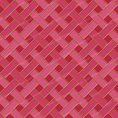 Bronze Stained Glass Weave — Hot Pink