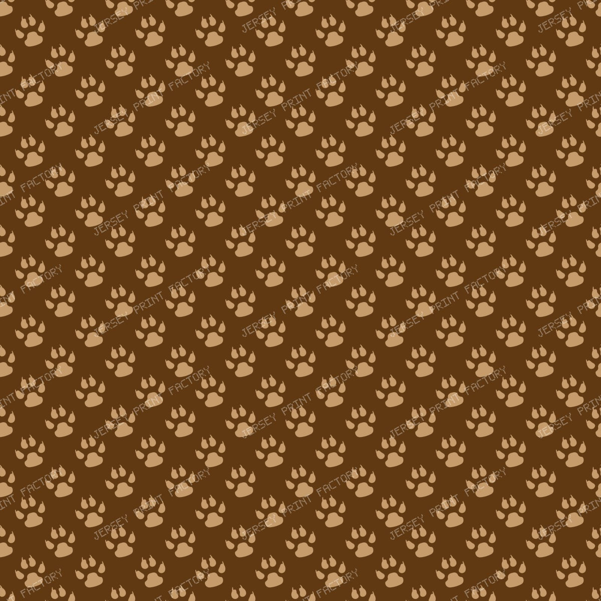 Green Paws, Dog Paws, Pattern Of Paws, Animal Paws — Brown 2
