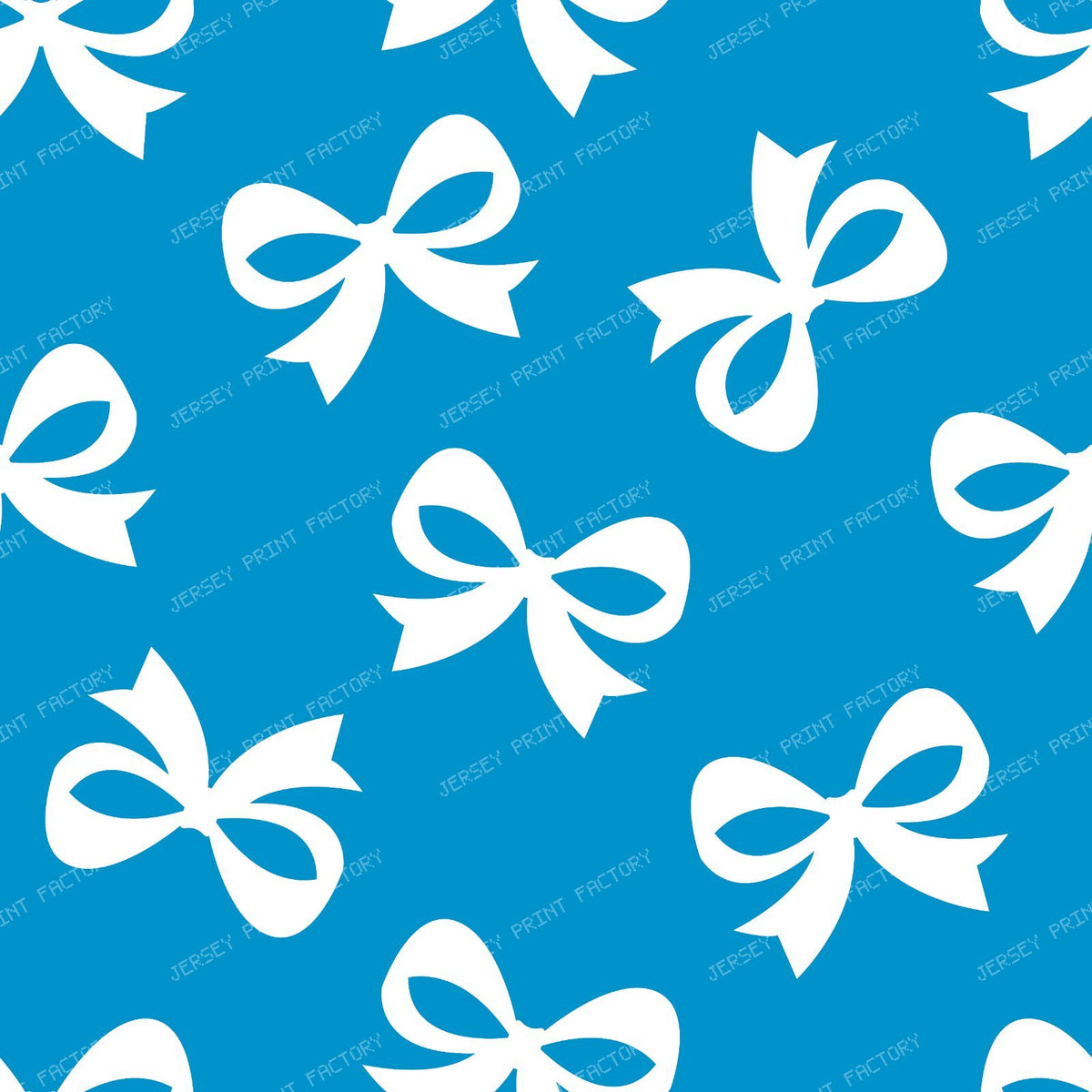 Bow Pattern, Coquette Bow, Ribbon Bow, Cute Bow, White Bow, Black — Blue 3