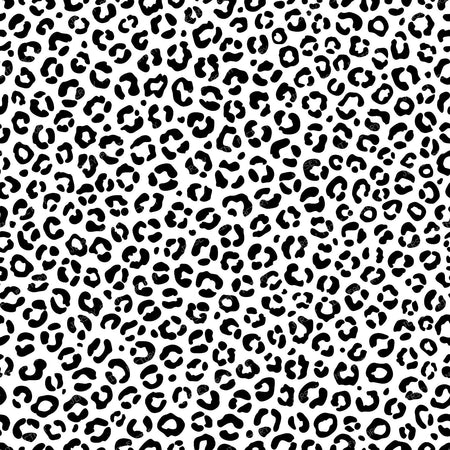 Leopard Print, Leopard Spots, Black and White