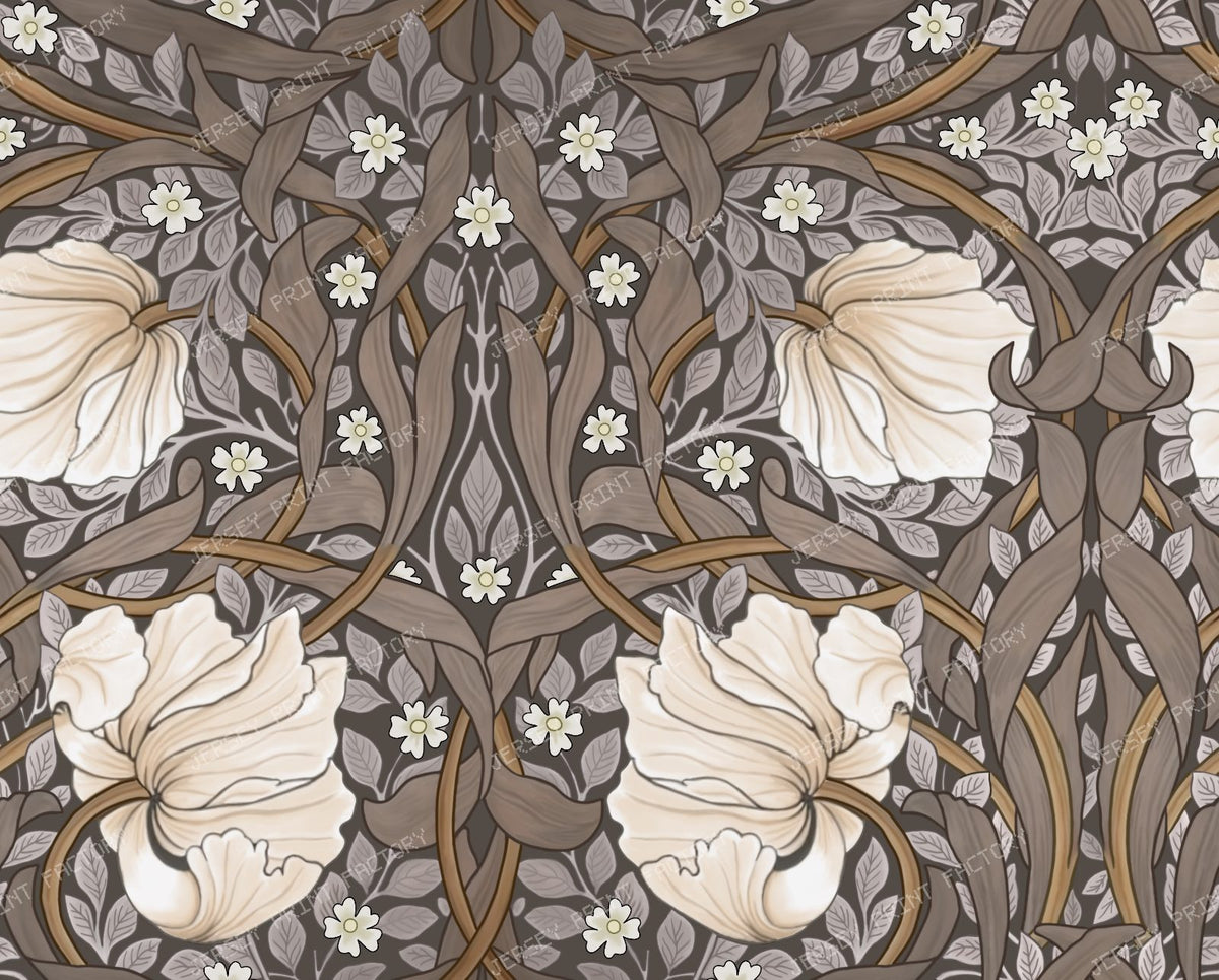 William Morris Pimpernel green — Brown