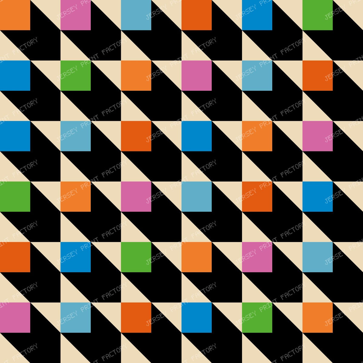Colorful Squares, Pattern Of Cubes, Geometric Pattern, Box — Colorful 6
