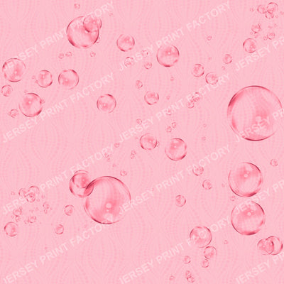 Monochromatic pink floating bubbles