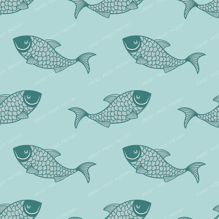 Blue Fish, Fish Pattern, Freshwater Fish, Marine Fish — Blue 2