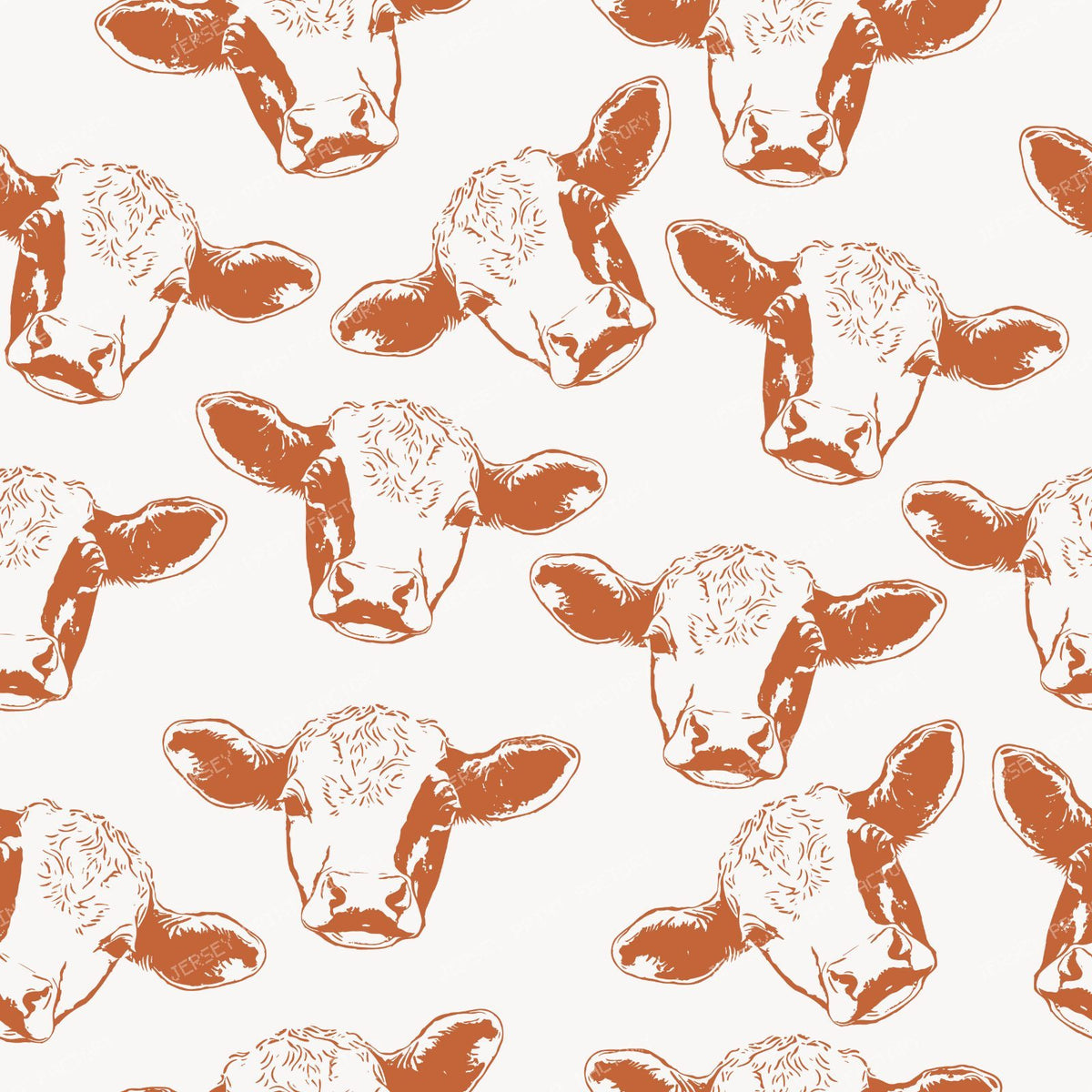 Pattern Of Cows, Brown Cows, Farm Animals, Barnyard Animals — Brown 2