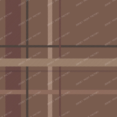 Tartan Plaid Cottagecore Farmhouse Classik Check - Charcoal Soft Black — Chocolate Brown