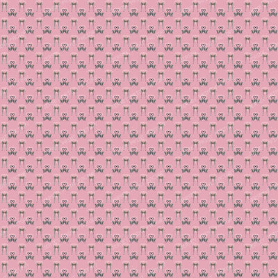 Lemurs in Love on Pink