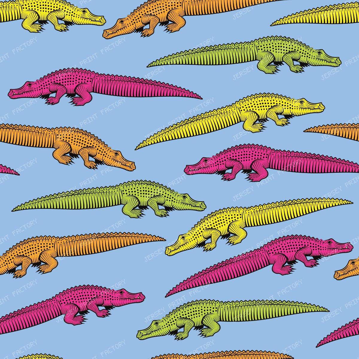 Pattern Of Crocodiles, Colorful Crocodiles, Alligators, Safari Animals