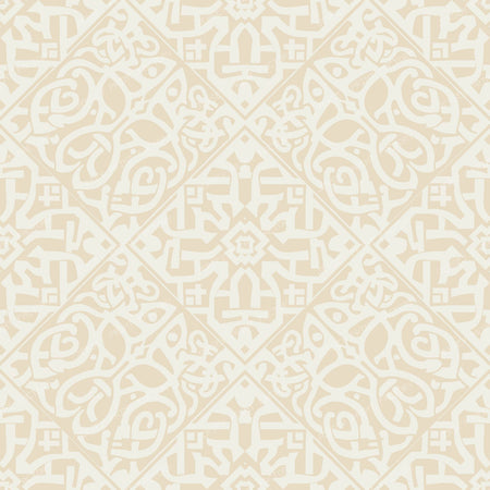 Celtic Mask in White Dove on Pale Almond