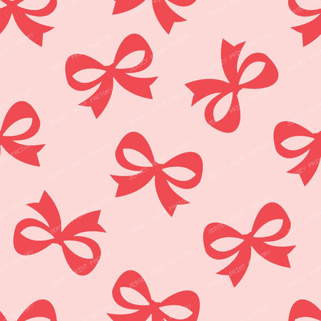 Bow Pattern, Coquette Bow, Ribbon Bow, Cute Bow, White Bow, Black — Pink and Red