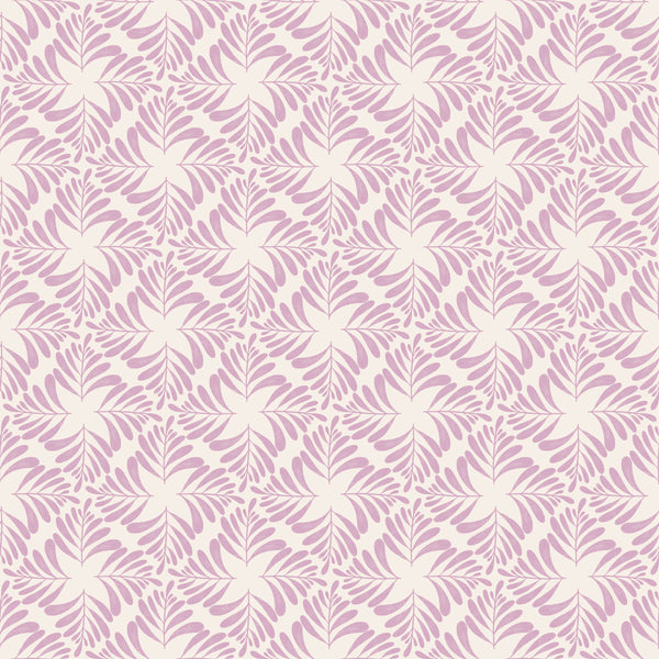 Fern Blockprint lilac