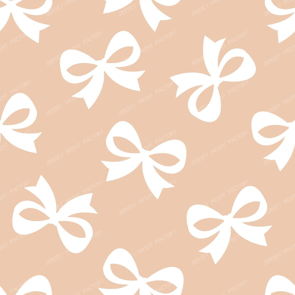 Bow Pattern, Coquette Bow, Ribbon Bow, Cute Bow, White Bow, Black — Beige 3