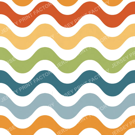Friendly Halloween Wavy Stripe Coordinate