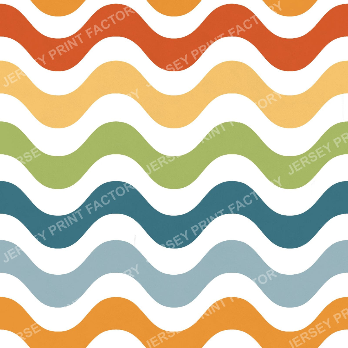 Friendly Halloween Wavy Stripe Coordinate