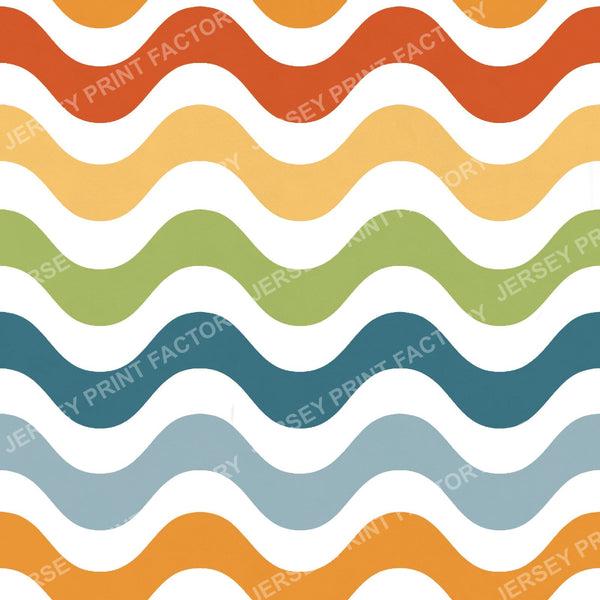Friendly Halloween Wavy Stripe Coordinate