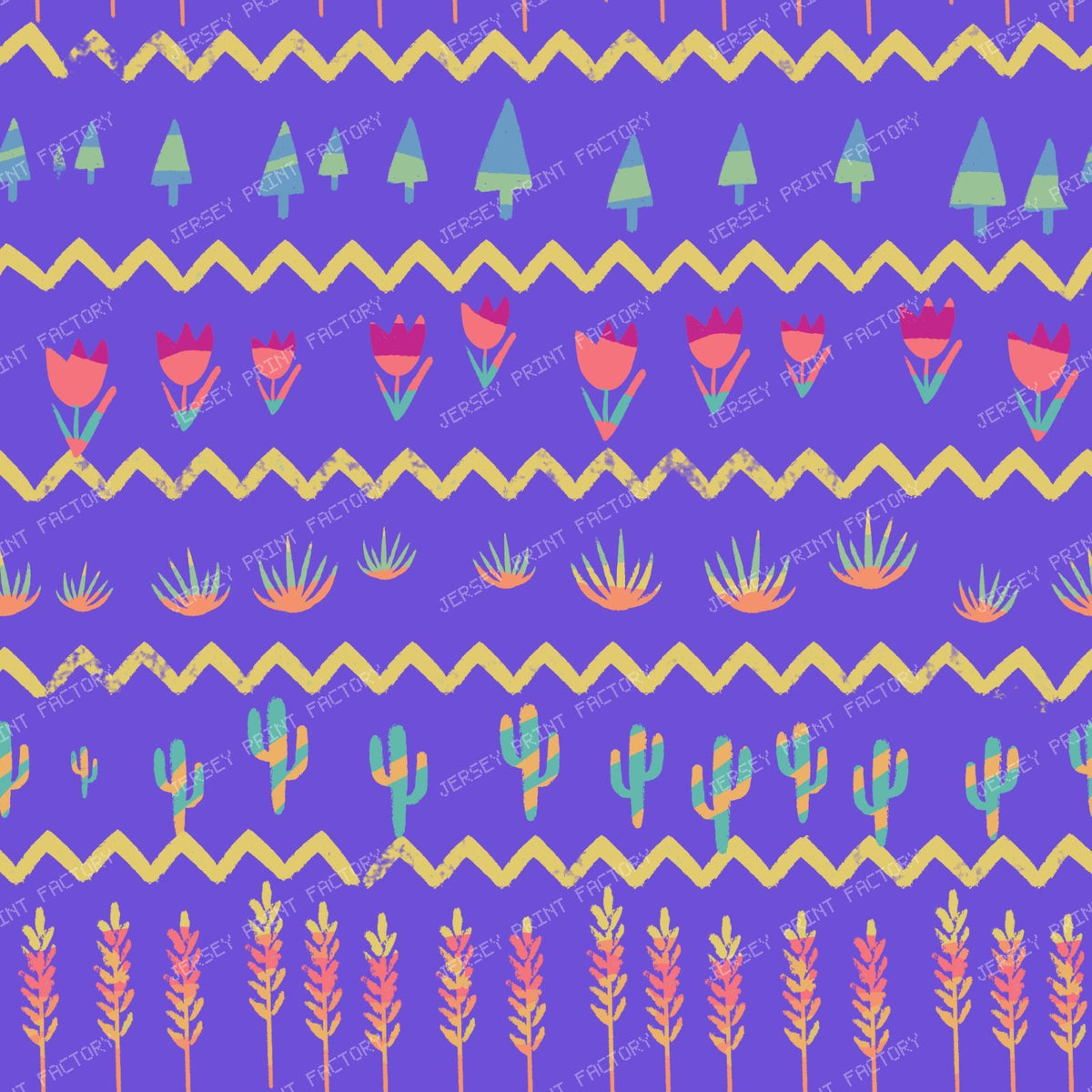 Desert Garden Boho — Purple