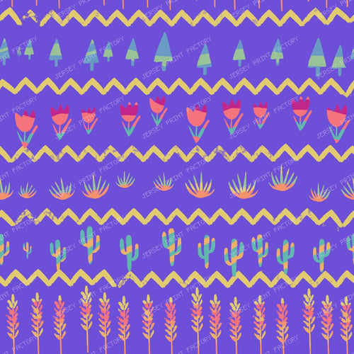 Desert Garden Boho — Purple