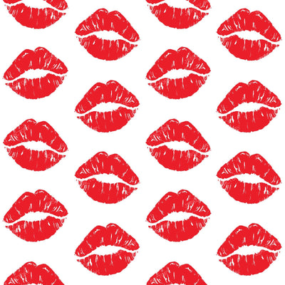 Red Lips, Red Lipstick, Kiss, Pattern Of Lips