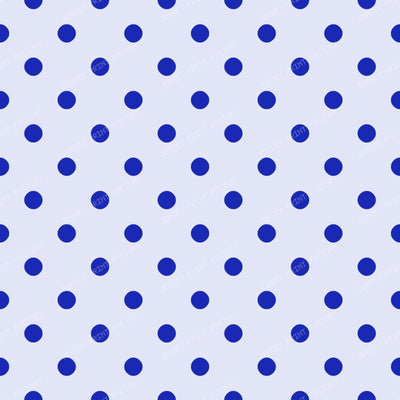 Sunlit Tiny Poka Dots — Light Blue with Bright Blue Dots