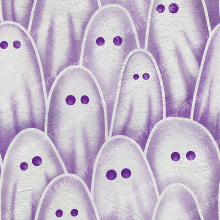 Lavender Purple Ghosts Spooky Halloween
