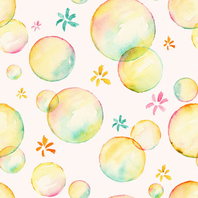 Rainbow Watercolor Bubbles