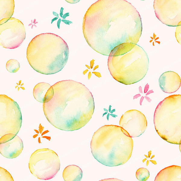 Rainbow Watercolor Bubbles