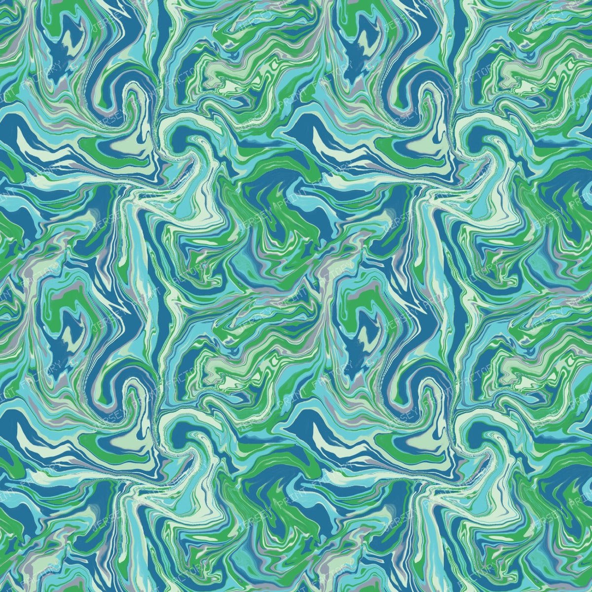 Swirly Cool Colors