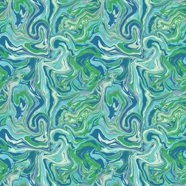 Swirly Cool Colors