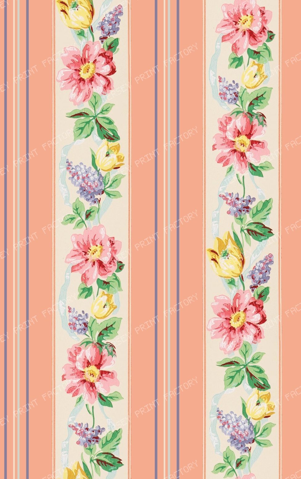 Floral stripes