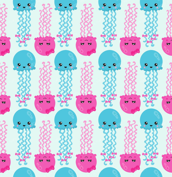 Jellyfish Pattern, Cute Jellyfish, Sea Animals