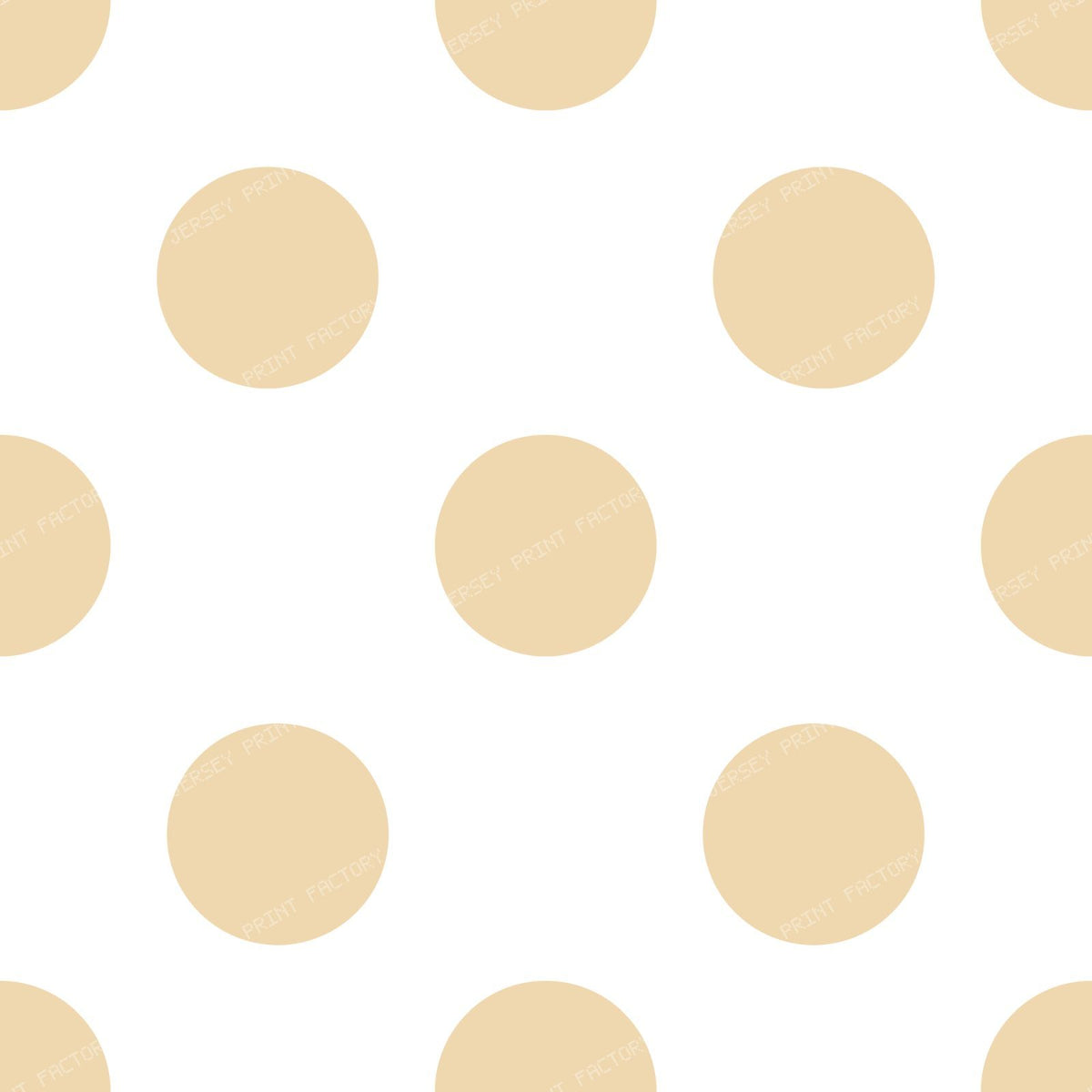 Large fall polka dots red and white — Beige and white
