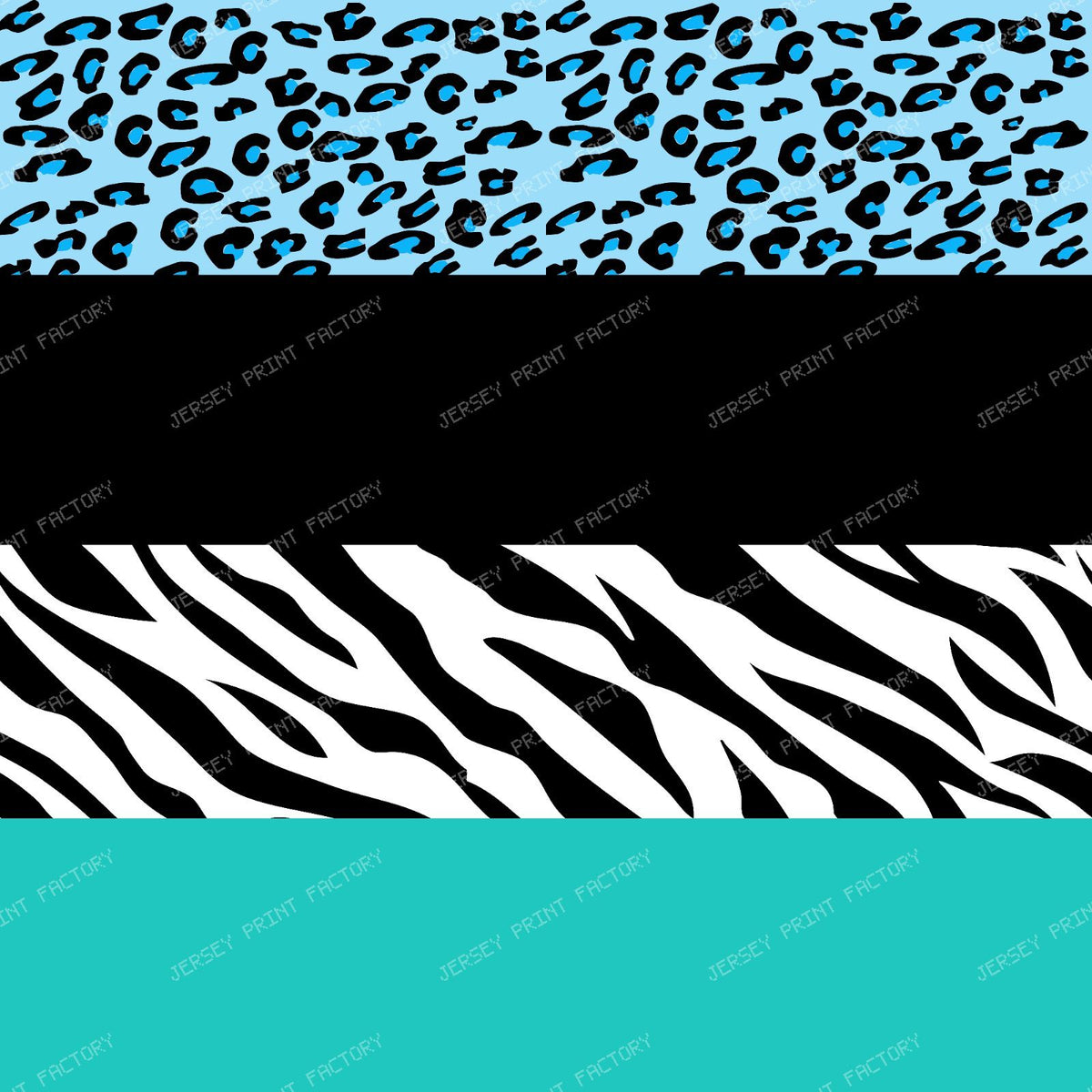 Animal Print, Leopard Print, Zebra Print, Blue