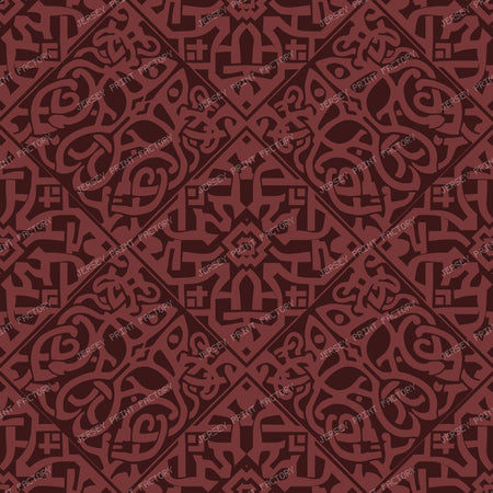 Celtic Viking Mask in Burgundy